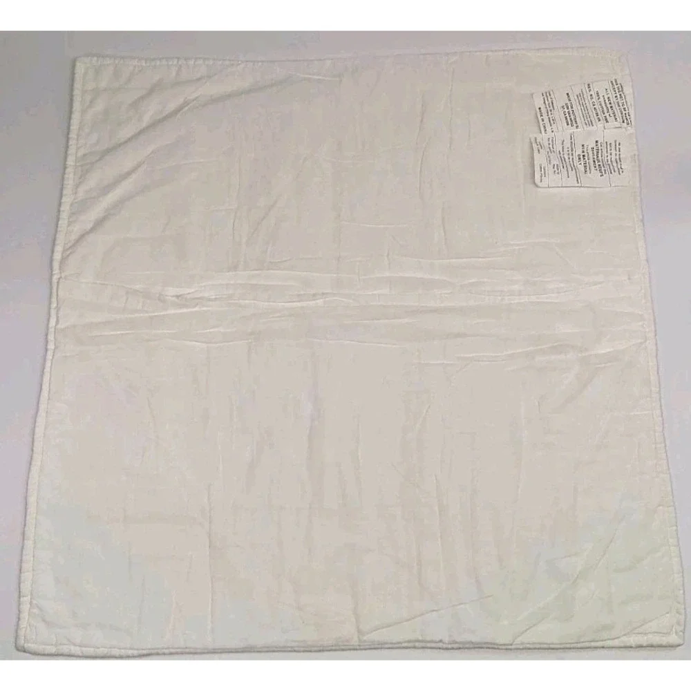 Pottery Barn Hawthorn Patchwork Quilted Chambray Pillow Sham 26x26 **ONLY 1